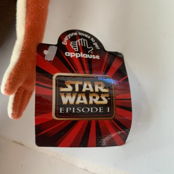STAR WARS EPISODE 1 by APPLAUSE  Jar Jar Binks 13” WITH TAG - Picture 7 of 7